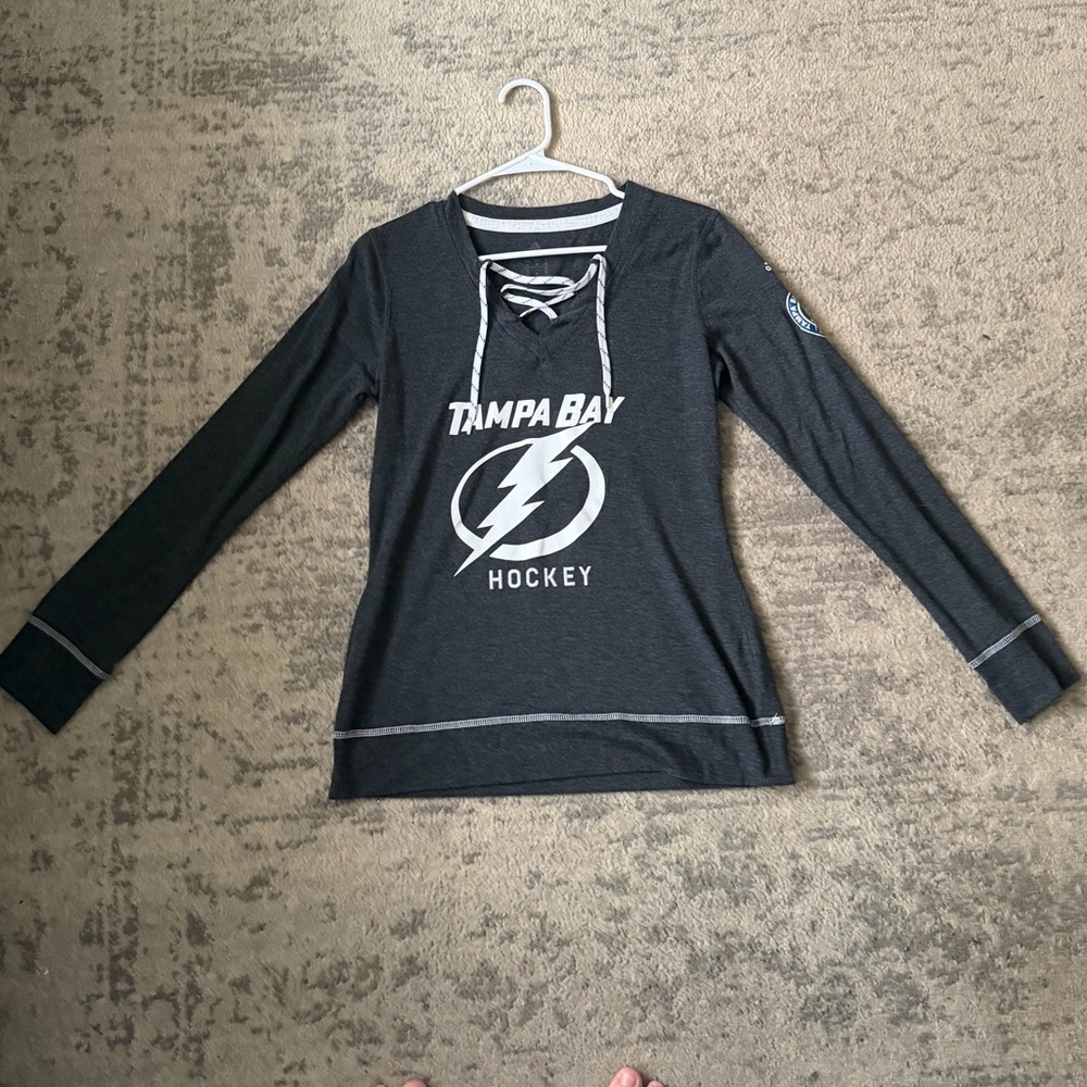 Adidas Tampa Bay Lightning grey long sleeve